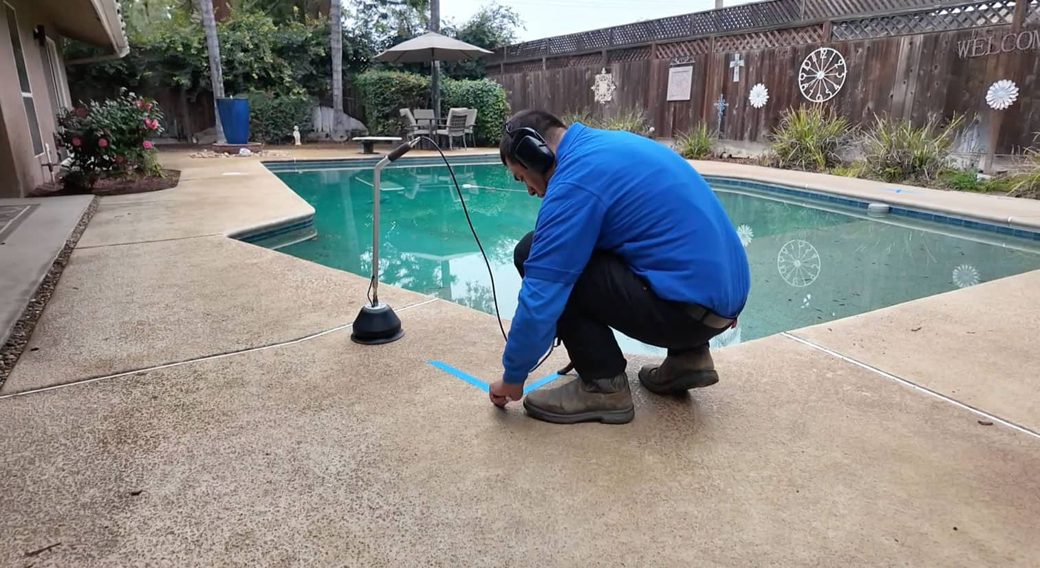 backyard leak detection